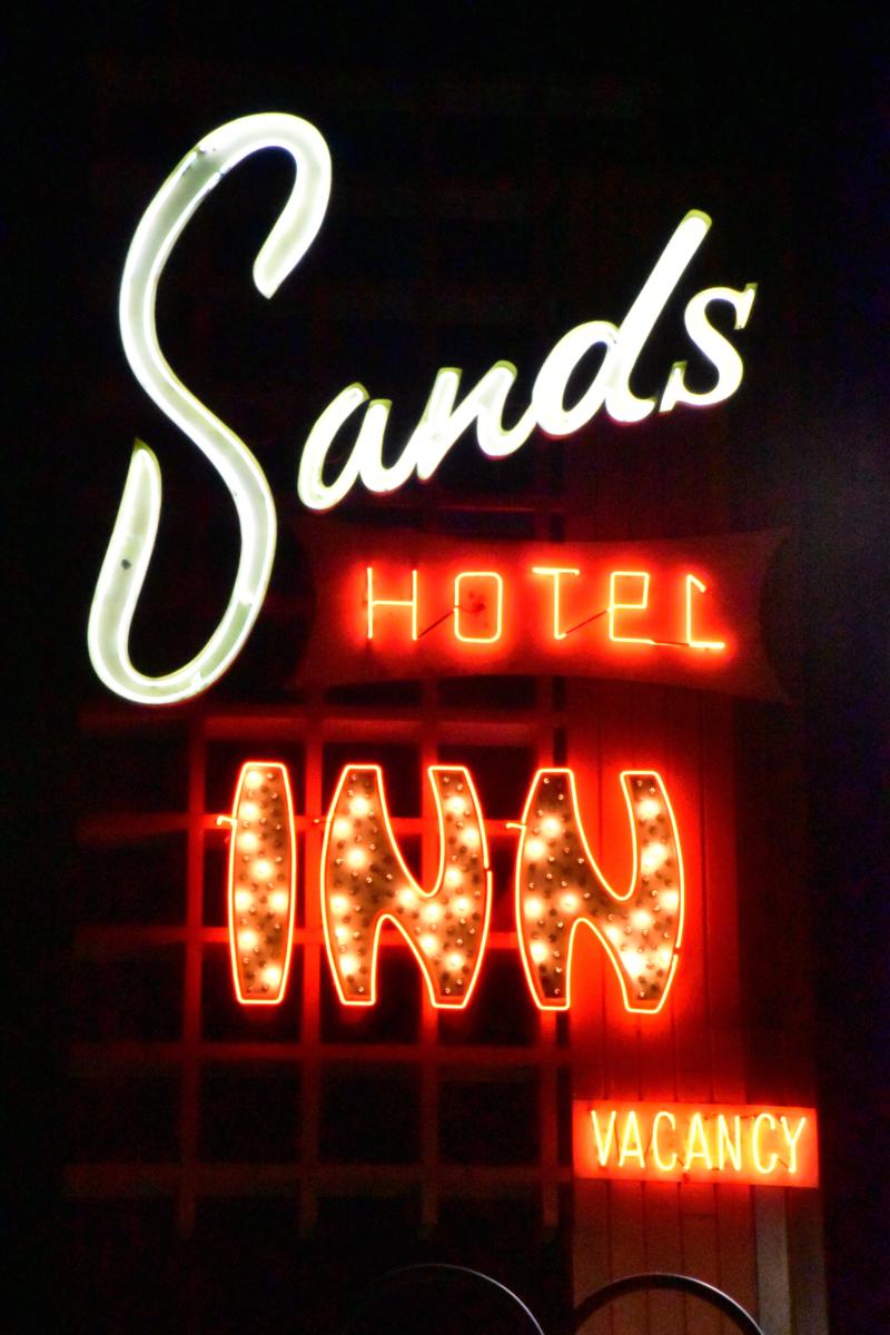 Sands Hotel neon sign
